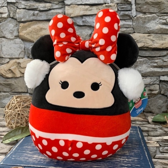 NWT Pair Squishmallows Mickey Minnie Mouse Disney Christmas Holiday Plushies Toy - Picture 3 of 3